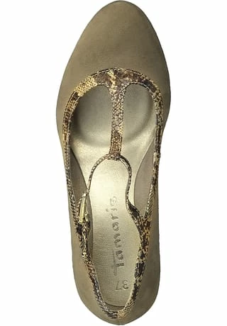 Tamaris Pumps Taupe 6 Tamaris Pumps Taupe – Bild 4