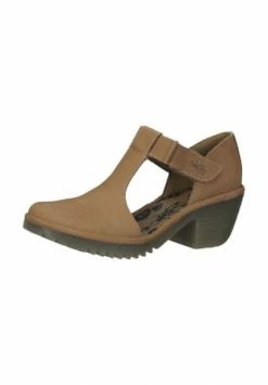 Fly London Leder Pumps Sand
