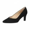 PETER KAISER Veloursleder Pumps Schwarz