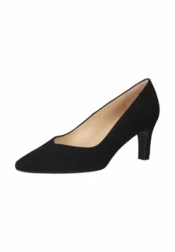 PETER KAISER Veloursleder Pumps Schwarz