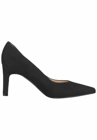 PETER KAISER Veloursleder Pumps Schwarz 6 PETER KAISER Veloursleder Pumps Schwarz – Bild 4