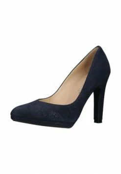 PETER KAISER Textil Pumps Dunkelblau
