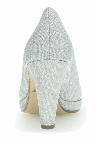 Gabor® Textil Pumps Silber 7 Gabor® Textil Pumps Silber – Bild 5