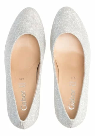 Gabor® Textil Pumps Silber 8 Gabor® Textil Pumps Silber – Bild 6