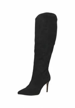 STEVEN NEW YORK Veloursleder Stiefel Schwarz