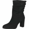 STEVEN NEW YORK Veloursleder Stiefelette Schwarz