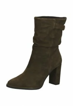 STEVEN NEW YORK Veloursleder Stiefelette Khaki
