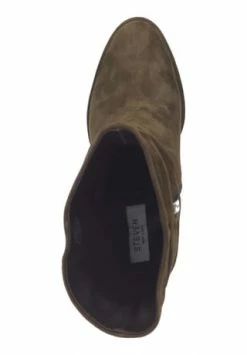 STEVEN NEW YORK Veloursleder Stiefelette Khaki -Peter Kaiser Shop unnamed file 1528