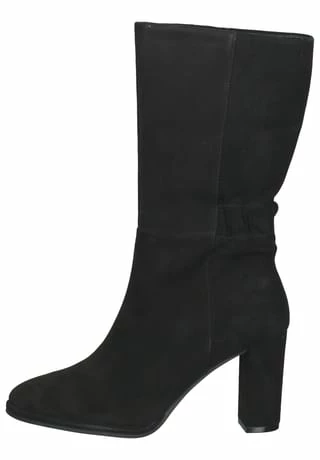 STEVEN NEW YORK Veloursleder Stiefel Schwarz 4 STEVEN NEW YORK Veloursleder Stiefel Schwarz – Bild 2