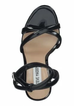 STEVE MADDEN Lederimitat Sandalen Schwarz -Peter Kaiser Shop unnamed file 1556