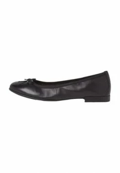 Tamaris Ballerinas, Uni, Obermaterial Leder, Dezenter Gummizug, Für Damen Schwarz -Peter Kaiser Shop unnamed file 160
