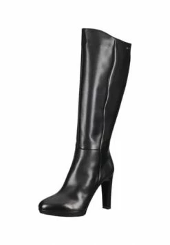 NeroGiardini Leder Stiefel Schwarz