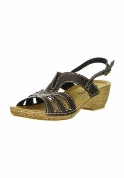 Inblu Damen Sandaletten Braun Braun