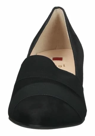 Hōgl Veloursleder Pumps Schwarz 5 Hōgl Veloursleder Pumps Schwarz – Bild 3