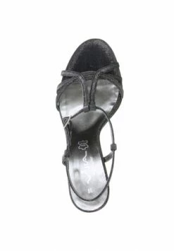 ViSTA Damen Glitzer Sandaletten Schwarz/silber Schwarz -Peter Kaiser Shop unnamed file 2499