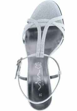 ViSTA Damen Glitzer Sandaletten Silber Silber -Peter Kaiser Shop unnamed file 2506