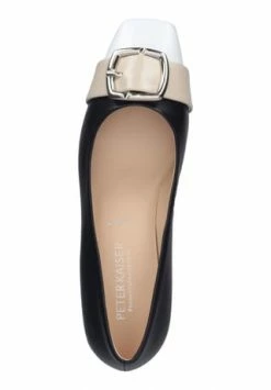 PETER KAISER Leder Ballerinas Weiß/ Schwarz -Peter Kaiser Shop unnamed file 258