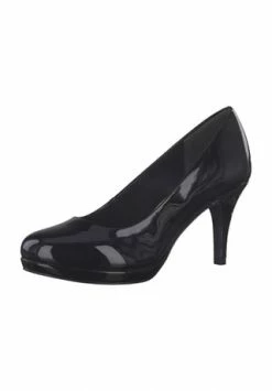 Tamaris Pumps, Lack-Optik, Für Damen BLACK PATENT
