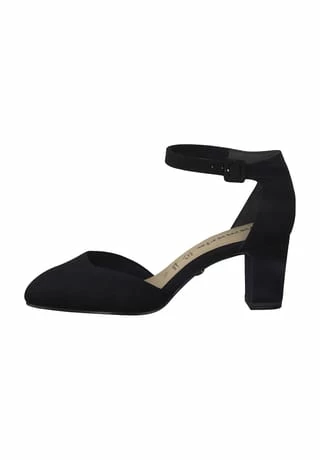 Tamaris Pumps, Verstellbares Riemchen, Blockabsatz, Für Damen BLACK 3 Tamaris Pumps, Verstellbares Riemchen, Blockabsatz, Für Damen BLACK