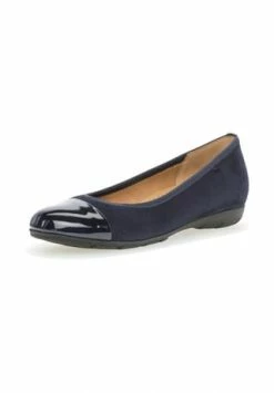 Gabor® Veloursleder Ballerinas Dunkelblau