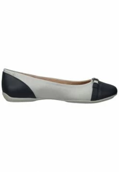 GEOX Lederimitat/Textil Ballerinas Silber/ Blau -Peter Kaiser Shop unnamed file 366