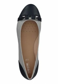 GEOX Lederimitat/Textil Ballerinas Silber/ Blau -Peter Kaiser Shop unnamed file 368