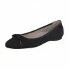 Paul Green Ballerinas, Leder, Schleife, Für Damen SAMTZIEGE SCHWARZ -Peter Kaiser Shop unnamed file 48