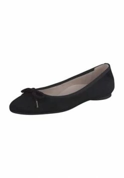 Paul Green Ballerinas, Leder, Schleife, Für Damen SAMTZIEGE SCHWARZ