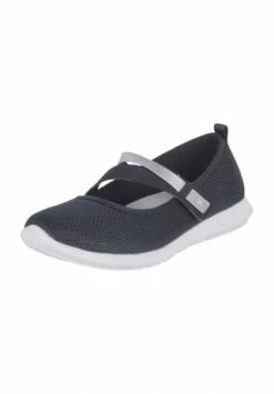 Remonte® Ballerinas, Textil, Atmungsaktiv, Wechselfußbett, Für Damen BLAU KOMBI