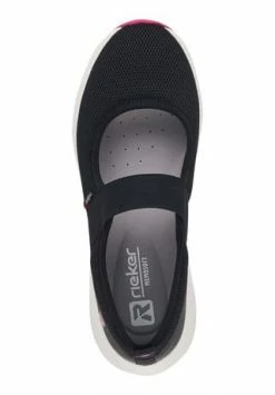 Rieker Textil Ballerinas Schwarz/ Rosa -Peter Kaiser Shop unnamed file 499