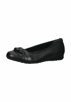 Gabor® Glattleder Ballerinas Schwarz