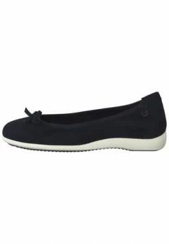 Tamaris Ballerina, Leder, Schleife, Wechselfußbett, Für Damen NAVY -Peter Kaiser Shop unnamed file 6