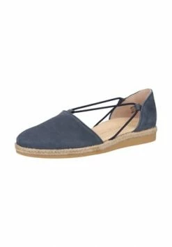 Paul Green Nubukleder Ballerinas Blau