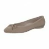 Paul Green Ballerina, Ziegenleder, Schleife, Für Damen Beige