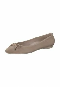 Paul Green Leder Ballerinas Champagner