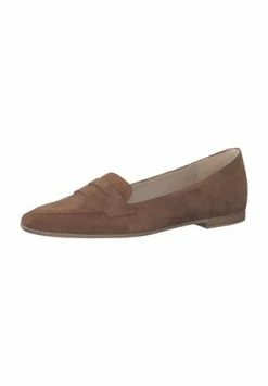 Tamaris Ballerinas, Leder, Blockabsatz, Riemen, Für Damen COGNAC