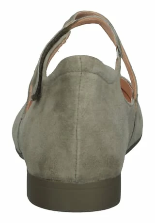 Think! Veloursleder Ballerinas Grün 7 Think! Veloursleder Ballerinas Grün – Bild 5