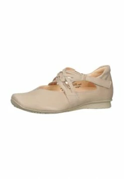 Think! Leder Ballerinas Taupe