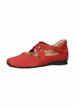 Think! Leder Ballerinas Rot