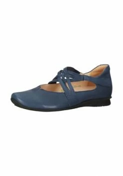 Think! Leder Ballerinas Blau