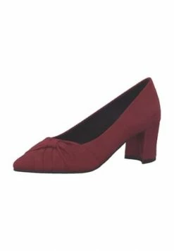 MARCO TOZZI® Pumps, Textil, Blockabsatz, Für Damen RED